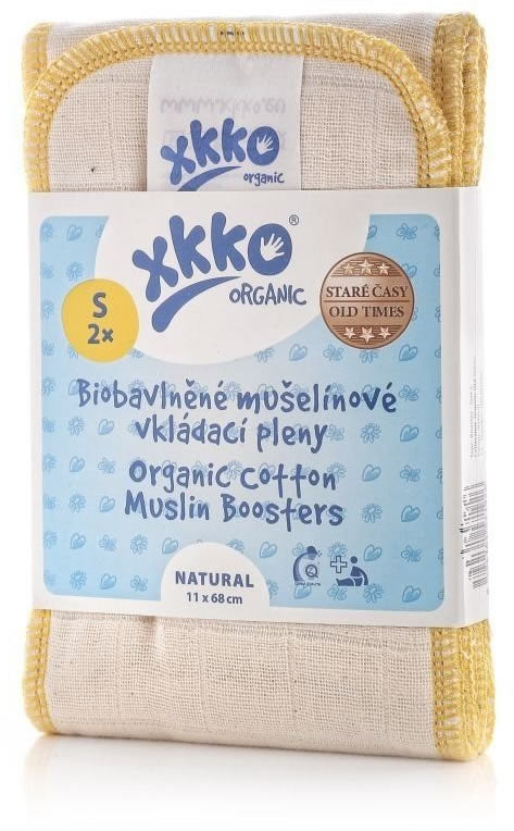 xkko Organic Old Times Muslin Booster 2er-Set