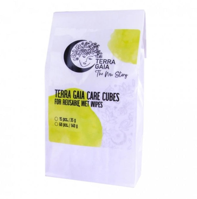 Terra Gaia Care Cubes Pflegewürfel für wiederverwendbare Feuchttücher