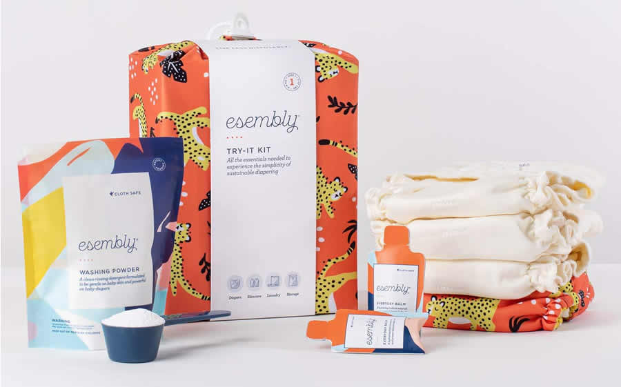 esembly Try-It-Kit Stoffwindel-Probierset Gr. 2 (8-16 kg)
