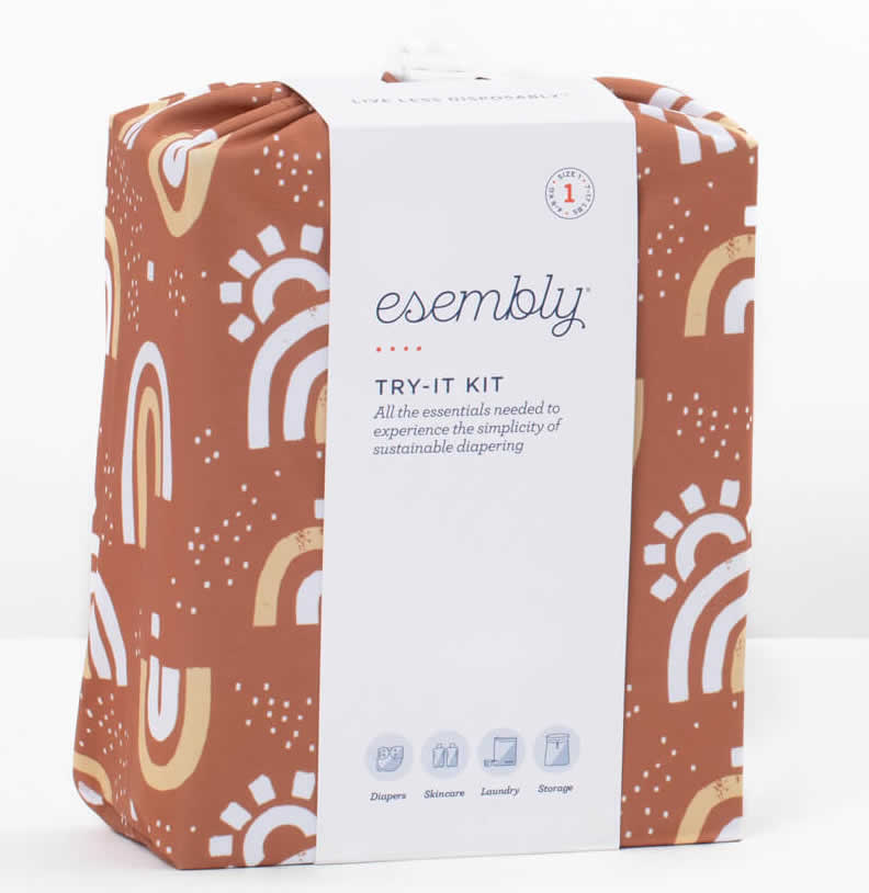 esembly Try-It-Kit Stoffwindel-Probierset Gr. 2 (8-16 kg)