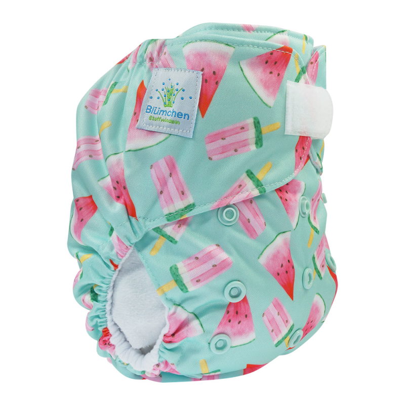 Blümchen Taschenwindel V2 Klett *ohne Einlagen*