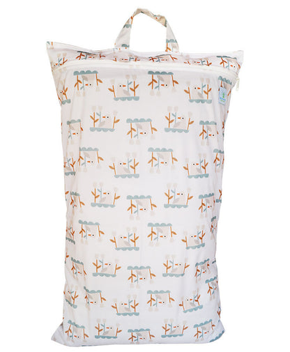 Blümchen hängender Windelsack XL