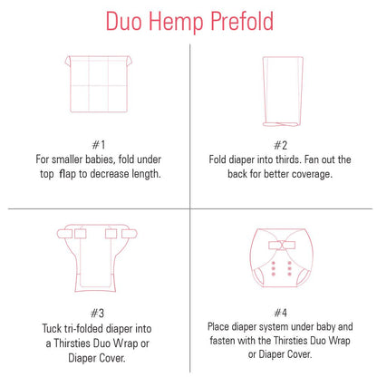 Thirsties Duo Hemp Prefold