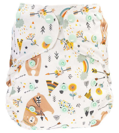 Blümchen 2in1 OneSize Überhose SNAP