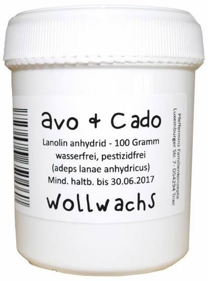 Avo&Cado Wollwachs 100g