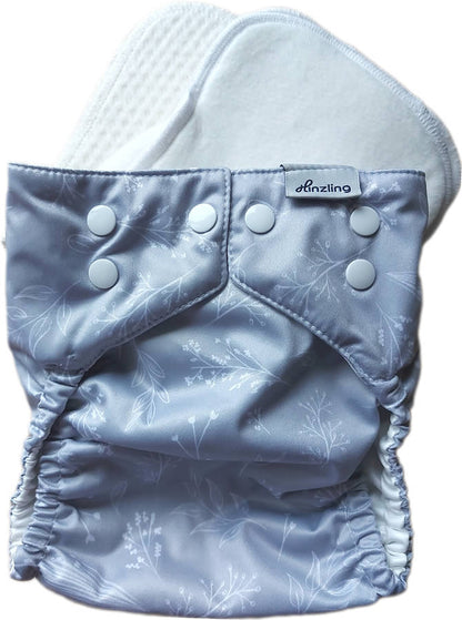 Hinzling Stoffwindel-Starterset Onesize (6-15 kg) 3-teilig