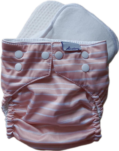 Hinzling Stoffwindel-Starterset Onesize (6-15 kg) 3-teilig