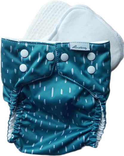 Hinzling Stoffwindel-Starterset Onesize (6-15 kg) 3-teilig