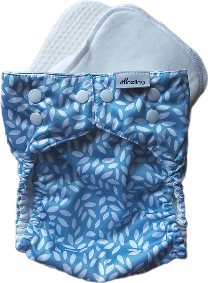 Hinzling Stoffwindel-Starterset Onesize (6-15 kg) 3-teilig