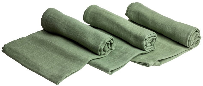 Terra Gaia Mullwindel Muslin Nappy Bio-BW 75x75 cm 3er-Set