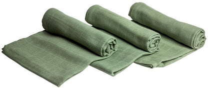 Terra Gaia Mullwindel Muslin Nappy Bio-BW 75x75 cm 3er-Set