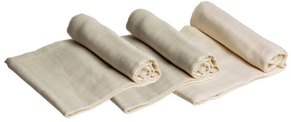 Terra Gaia Mullwindel Muslin Nappy Bio-BW 75x75 cm 3er-Set