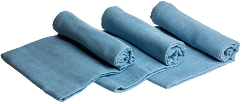 Terra Gaia Mullwindel Muslin Nappy Bio-BW 75x75 cm 3er-Set