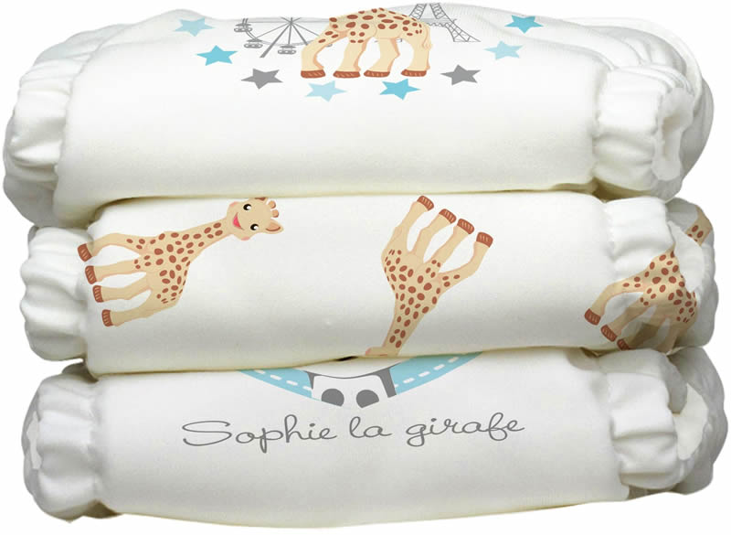 Charlie Banana Onesize Pocket-Windel Sophie la Girafe 3er-Set