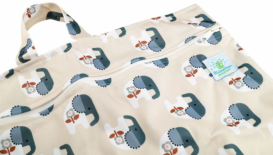 Blümchen hängender Windelsack XL