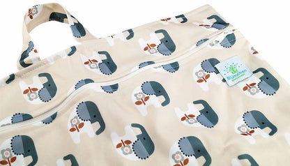 Blümchen hängender Windelsack XL