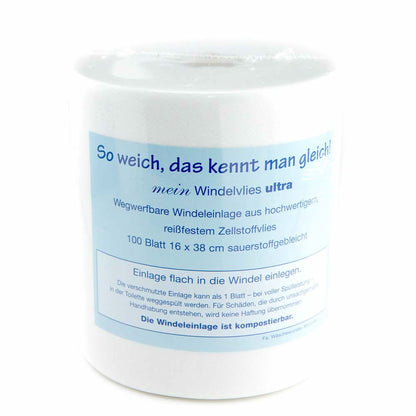 Wäschewunder Mein Windelvlies ultra Windelvlies 100er-Rolle