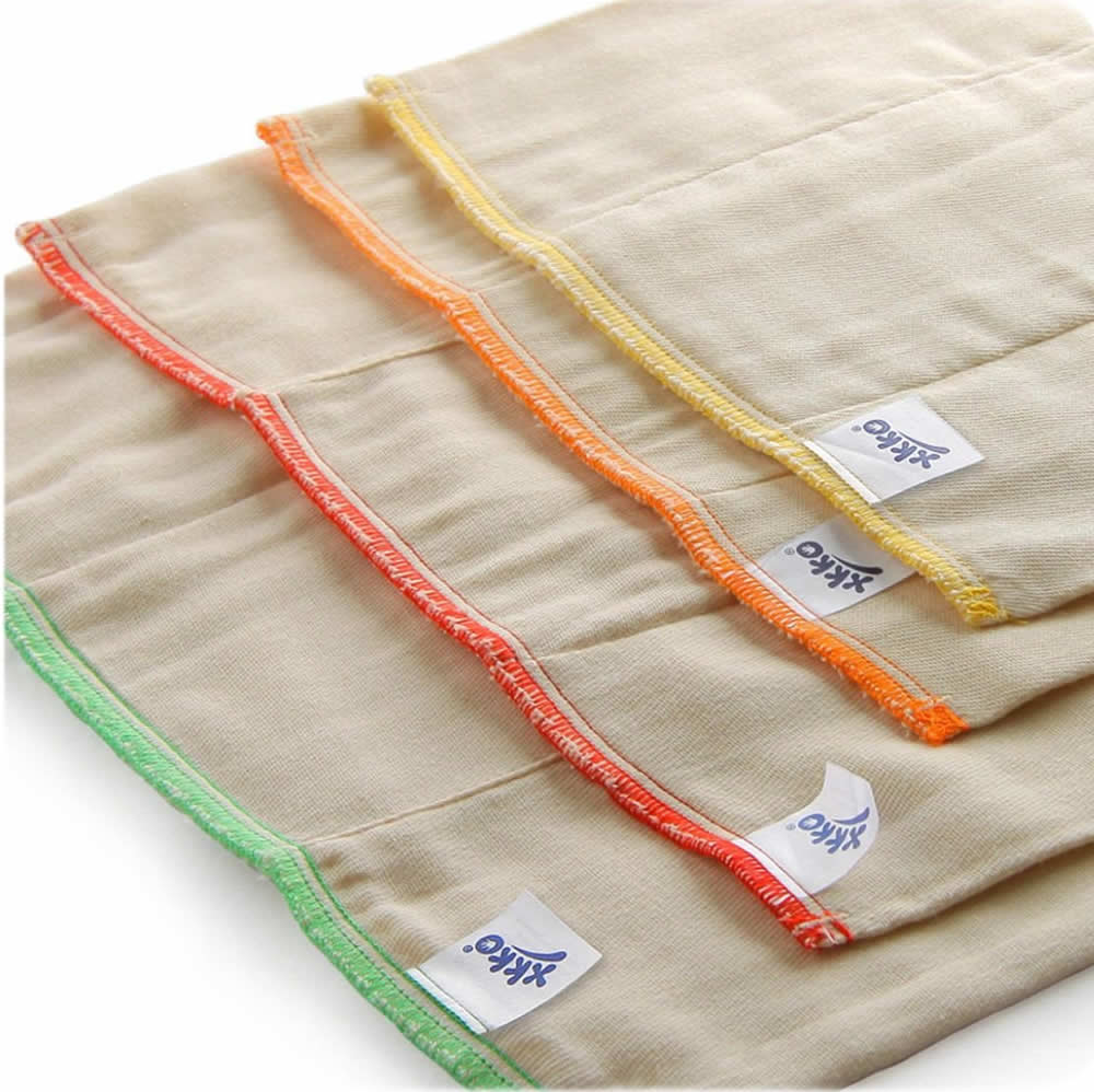 xkko Prefold Faltwindel ungebleicht 6er Set