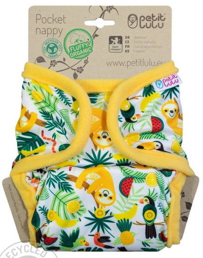 Petit Lulu Pocket-Windel Fluffy Organic SNAP