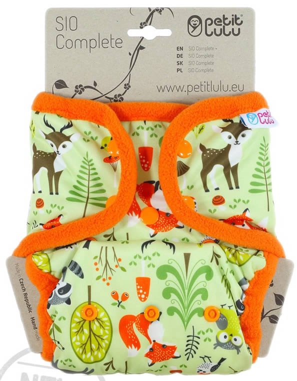 Petit Lulu Pocket-Windel Fluffy Organic SNAP