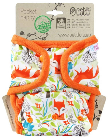 Petit Lulu Pocket-Windel Fluffy Organic SNAP