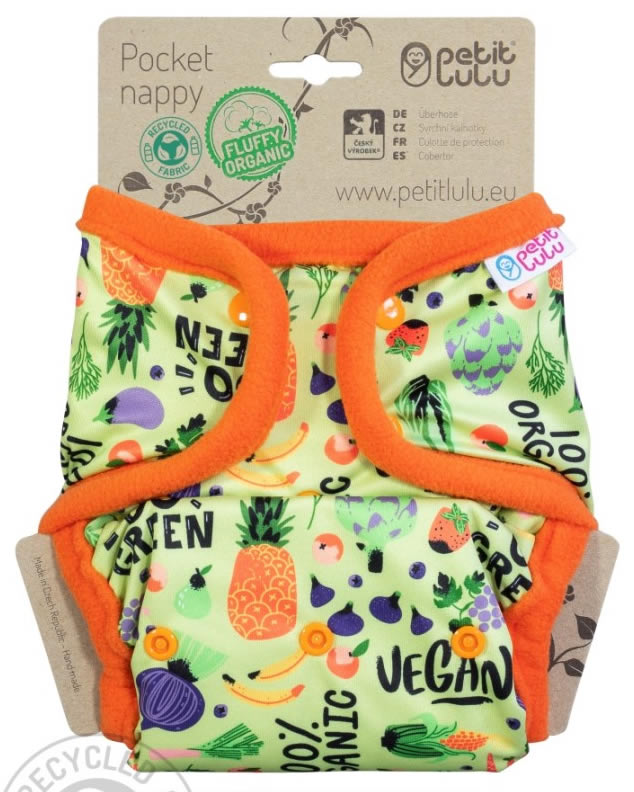 Petit Lulu Pocket-Windel Fluffy Organic SNAP