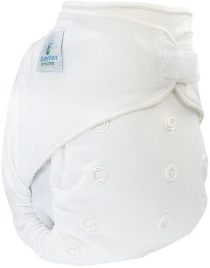 Blümchen Kuschelwindel Onesize KLETT slimfit 5er-Set